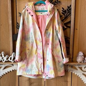 Urban republic size 10/12 Colorful Kids Hooded rain Jacket